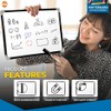 Orbitron A4 Dry Wipe Magnetic Mini Office Whiteboard Notice Memo