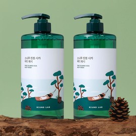 roundlab 라운드랩 소나무 진정 시카 바디 워시 대용량 1L 2개 세트