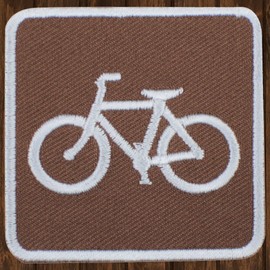 Paddys Patches Bicycle Embroidered Patch — Iron On