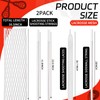 Gemscream 2 Sets Polyester Lacrosse Mesh and Stringing Kit Lacrosse