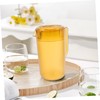 Gatuida Large Capacity Frosted Plastic Cold Water Pitcher with Lid
