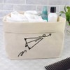 Azeeda Large 'Paper Airplane' Canvas Organiser/Storage Bag (OR00012946)