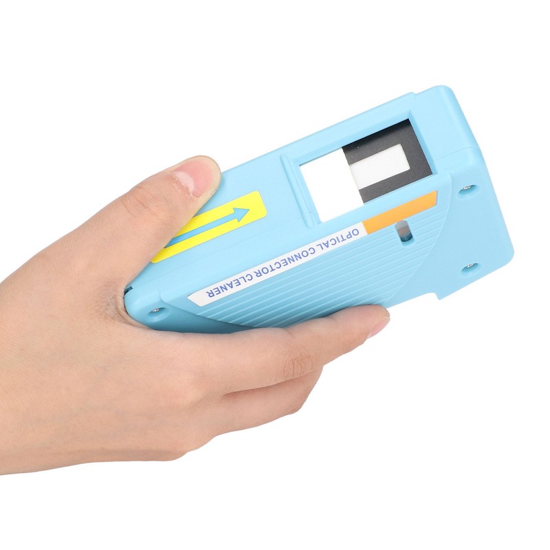 Cassette Optical Connector Cleaner Fiber Optic End Cleaning Box for