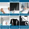 100% Blackout Curtains for Bedroom, Portable DIY Window Blinds, No