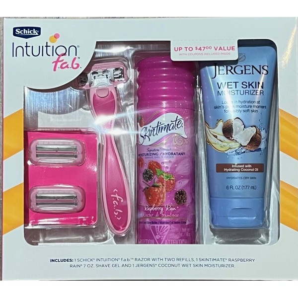 Schick New Schick Intuition fab with razor-two refills-Skinti