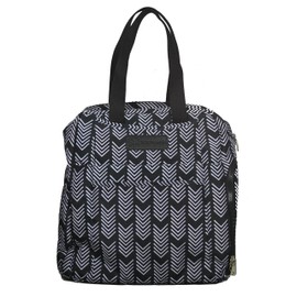 Sarah Wells Kelly Convertible Breast Pump Bag and Backpack (Black and White)