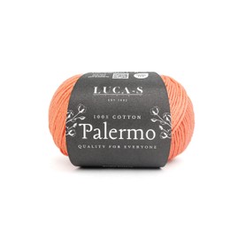 5 Pack of Luca-S Palermo 100% Mercerised Cotton Yarn, Oeko-Tex Certified Giza Cotton, 50g (1.8oz) 125m (136 Yards) - Knitting and Crochet Cotton Yarn, Durable Amigurumi & Baby Project Cotton
