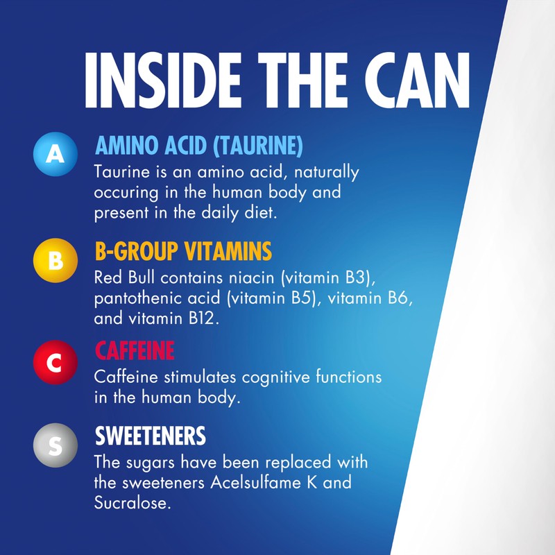 Red Bull Sugar Free Energy Drink with 151mg Caffeine plus