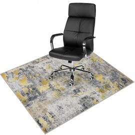 Anidaroel 48"x60" Home Office Chair Mat for Hardwood Floor, Desk Mat for Chair, Ant-Slip Computer Chair Mats for Rolling Chair, Office Floor Mat, Low Pile Carpet Floor Mat, Non Curling Chair Mats
