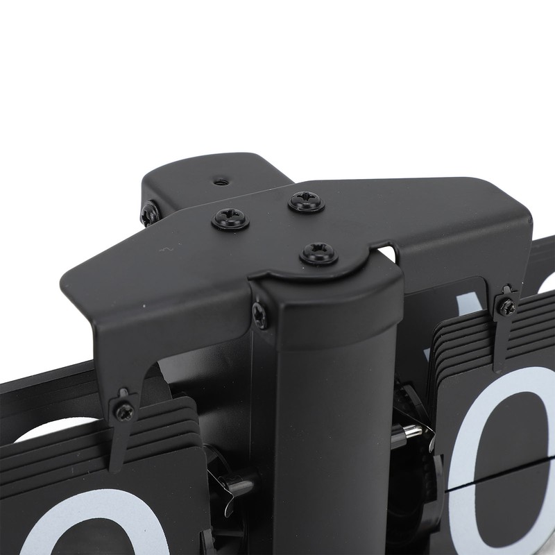 Digital Flip Clock 304 Stainless Steel Retro Battery Powered Mechanical