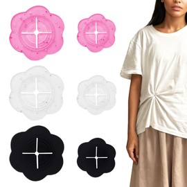 6 PCS Silicone Cinch Clips for Women's Clothing, Adjustable Waist Cincher Clips Set for Dresses and T-Shirts Stylish Fashion Accessories