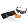 Swiss Eye Raptor glasses, frame -rubber green-, 3 lenses, antifog/antiscratch