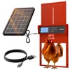 Okkobi Automatic Chicken Coop Door Solar Powered - LCD Display