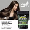 Organic Essentials Indigo Powder For Hair & Beard Dye -
