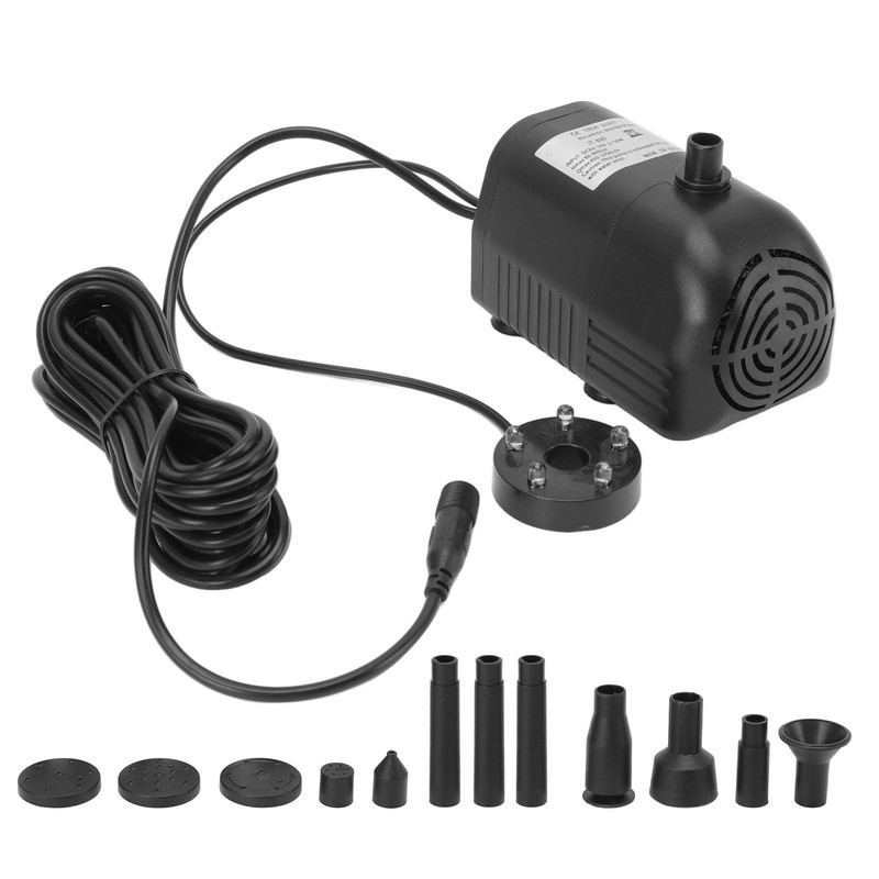 Solar Water Pump ABS Submersible Decorative Fountain Brushless Pump with