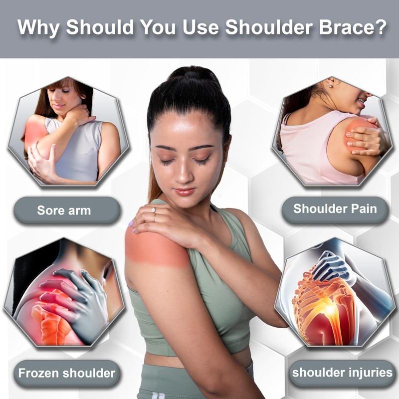 Toilet Shoulder Rest Arm Sling Shoulder Immobiliser Youth Shoulder Support