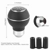 5 Speed Gear Shift Knob Stick Aluminium Alloy and Leather
