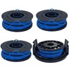 esmusssein 4Pcs Spool & Line for Spear and Jackson GT450,