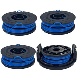 esmusssein 4Pcs Spool & Line for Spear and Jackson GT450, GT600, N1F-GT-280/450-D, 56030ET Strimmer Trimmer, Strimmer Spool Grass Trimmer Spool Replacement