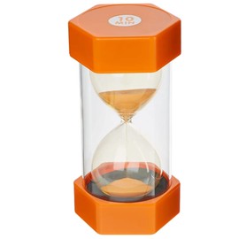 Jumbo Sand Timer for Kids- Colorful and Attractive-Easy to Operate- Visual Tool for Kids- Learning Tool (10 Mins - Orange)