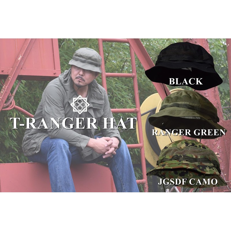[Tamura Equipment Development] T-Ranger Hat-Gen.2 (Black, L/LL)