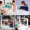 XSMNER Foldable Nail Desk Lamp with Phone Holder, 456 LEDs