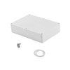 Heyiarbeit 1Pcs 263x185x60mm/10.35" x 7.28" x 2.36" ABS White Dustproof