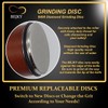 Premium Rolling Knife Sharpener with Replaceable Discs - Achieve Razor-Sharp