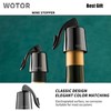 WOTOR Wine Stoppers Stainless Steel Wine Bottle stopper Plug with