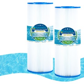 Savener® C-4335 Hot Tub Spa Filter Cartridge, Compatible with PRB35-IN, Unicel C-4335, Filbur FC-2385, Guardian 409-219, 817-3501, 35 In-Line, R173431, FW-PFC-PRB35, FD2002, 35 Sq. Ft, 2 Pack
