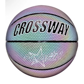 Crossway Holographic Basketball Glowing Reflective 29.5” Luminous Ball  Free Shipping