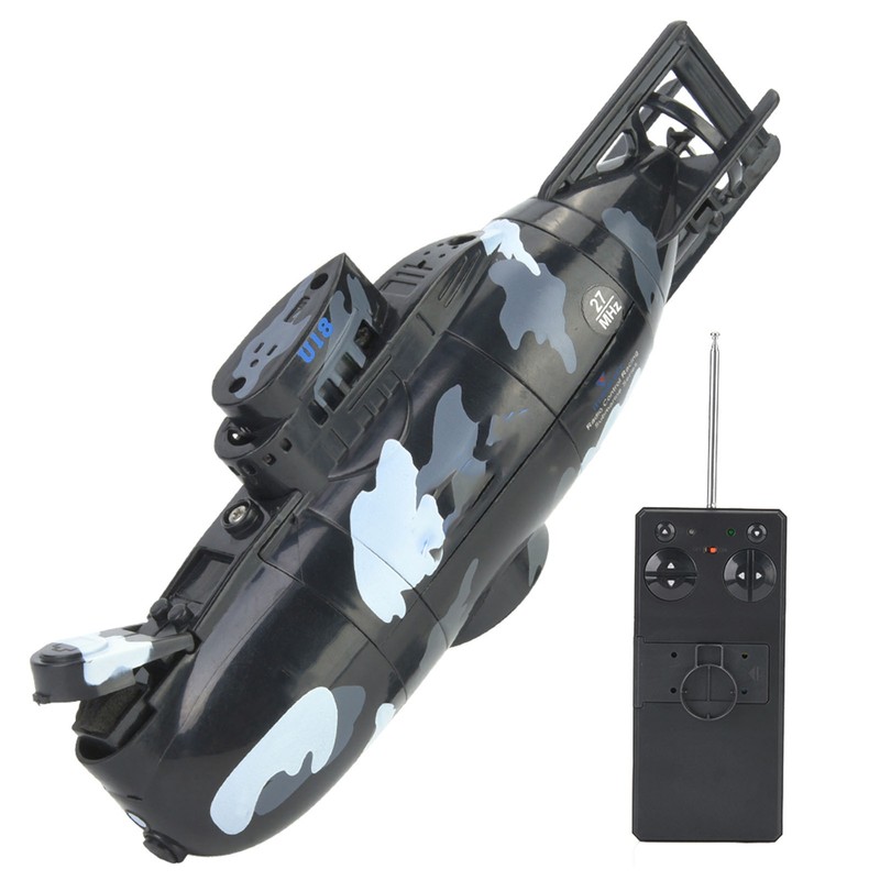 Mini Simulation Military Remote Control 6 Channel Submarine Toy Model