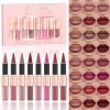 Set Ainipink 8 Labiales Y Brillos 2 En 1 01