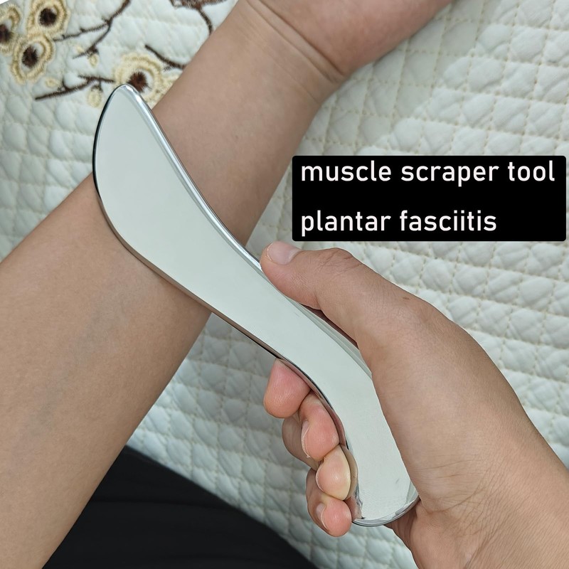 Robulove 4 in 1 Muscle Scraper Tool Set, Stainless Steel