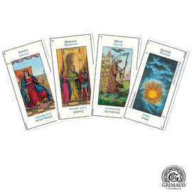 Editions DUSSERRE - Grand Etteilla Tarot Égyptien - Jeu de Cartes Divinatoire - Cartomancie Divination - Coaching Personnel - Version française - 10025265