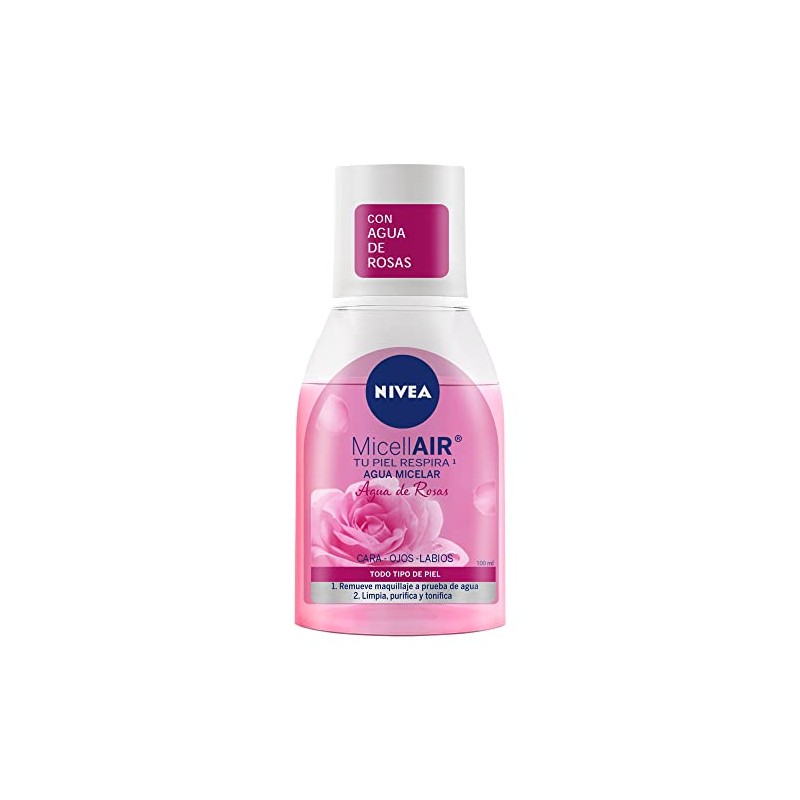 NIVEA Agua de Rosas Agua Micelar (100 ml) - Remueve