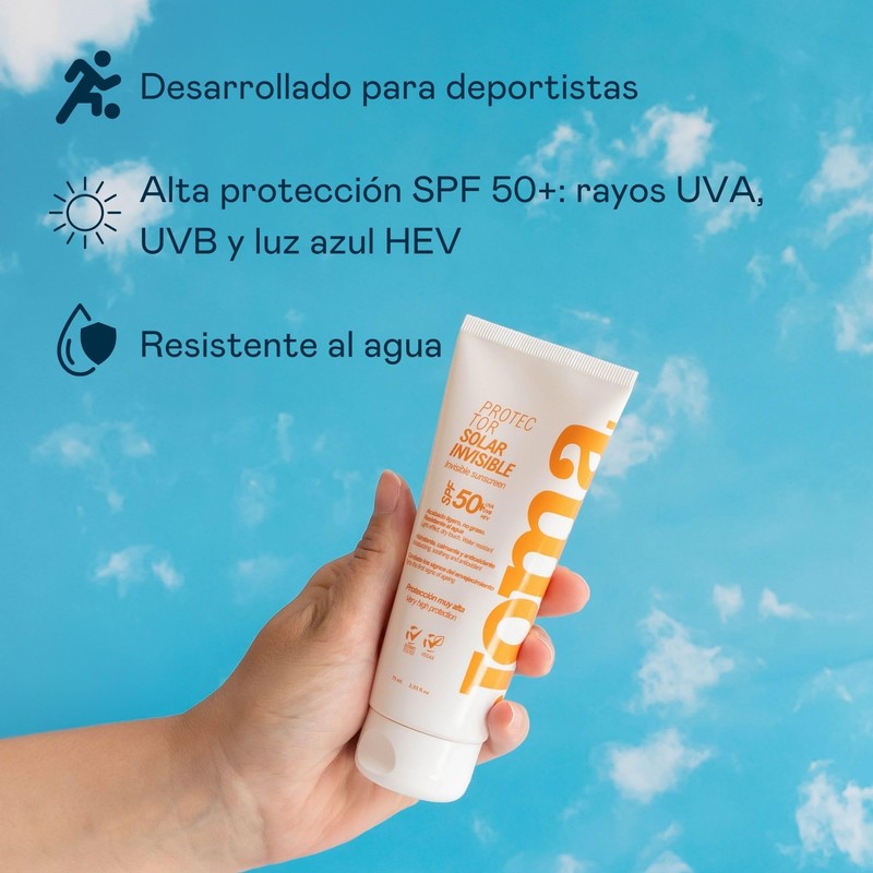 Valquer Invisible Sun Serum for Face SPF 50+ for Athletes