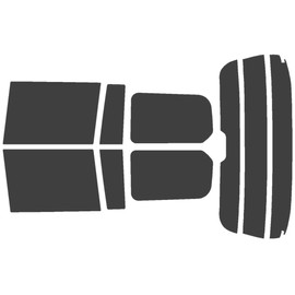 Velocity Car Film Rear Set Pro Box Compatible with 50 Series High Mount Light Smoke