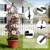 Kelived Garden Obelisk Trellis for Climbing Plants Adjustable, Rustproof Plastic
