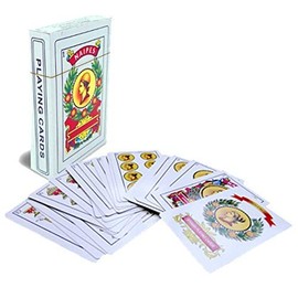 Liliane Collection Playing Cards - Full Deck with 50 Cards - Smooth Plastic Coated Cards – Beautifully Artistic Traditional Design