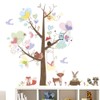 Fujitoya Wall Sticker Tree Forest Squirrel Rabbit Bear Fox Animal