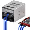 deleyCON 3 x 50 cm SATA 3 Nylon Cable Set