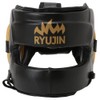 RYUJIN Genuine Leather Full Face Headgear (Velcro Closure) // Boxing