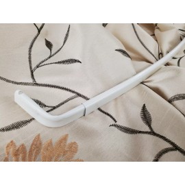 Kenney Curvex Curtain Rod Adds Depth to Your Window Treatment 28W-44W Curved