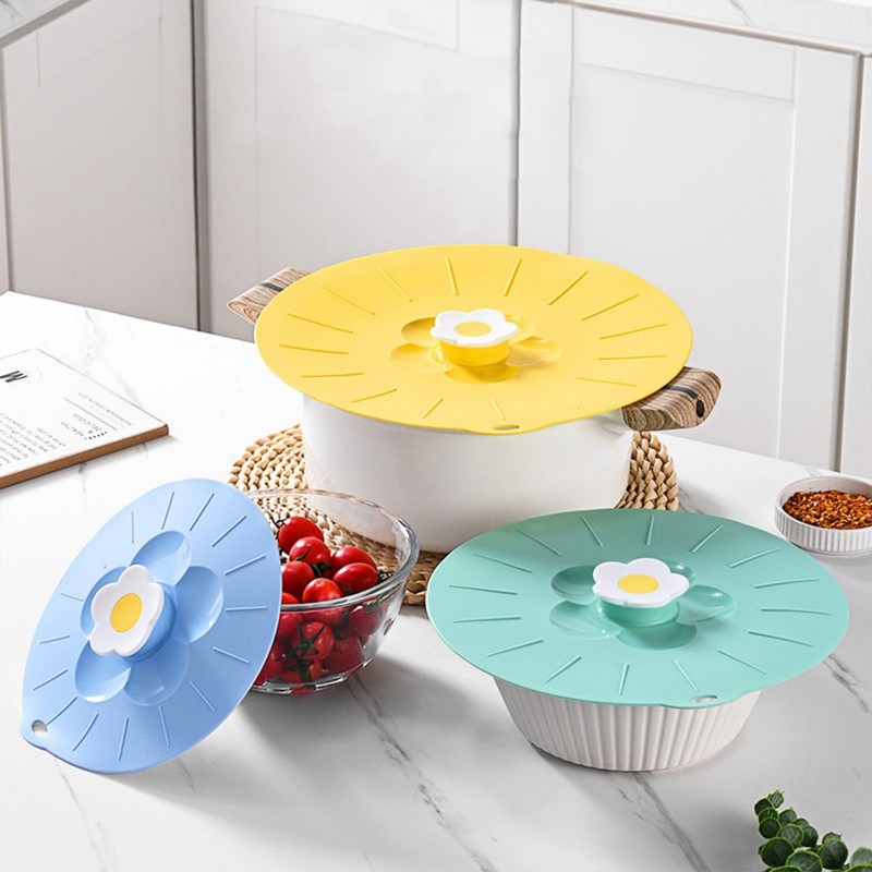 Silicone Lids for Food Storage Silicone Bowl Covers Silicone Pot