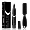 Beard Pencil Filler for Men, Waterproof High Coverage Beard Pen