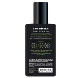 Cucumber Fragrance Mist, 8 Fl Oz - The Fine Mist Dries In Seconds—no Residue, Just Airy Refreshment—making It Perfect For Linens, The Gym Bag