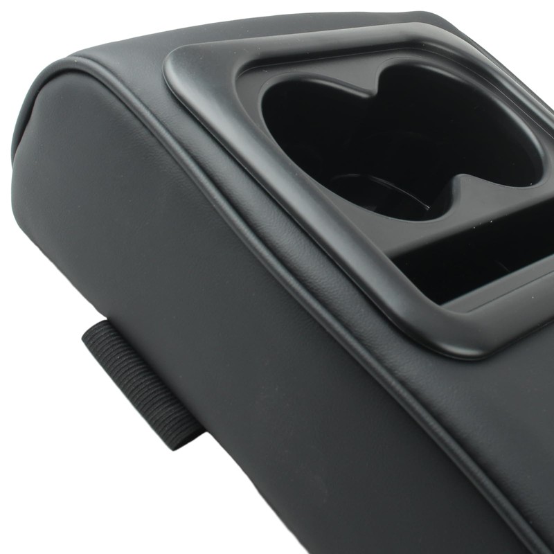 CARBBIA Memory Foam Car Armrest Cushion with Cup Holder Fits