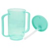 Enwye Adult Sippy Non Spill Cup for Elderly with Handles