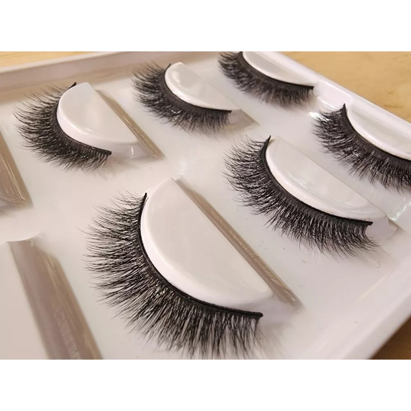 Pestañas naturales 5 Pares De Pestañas Postizas Faux Mink 3d